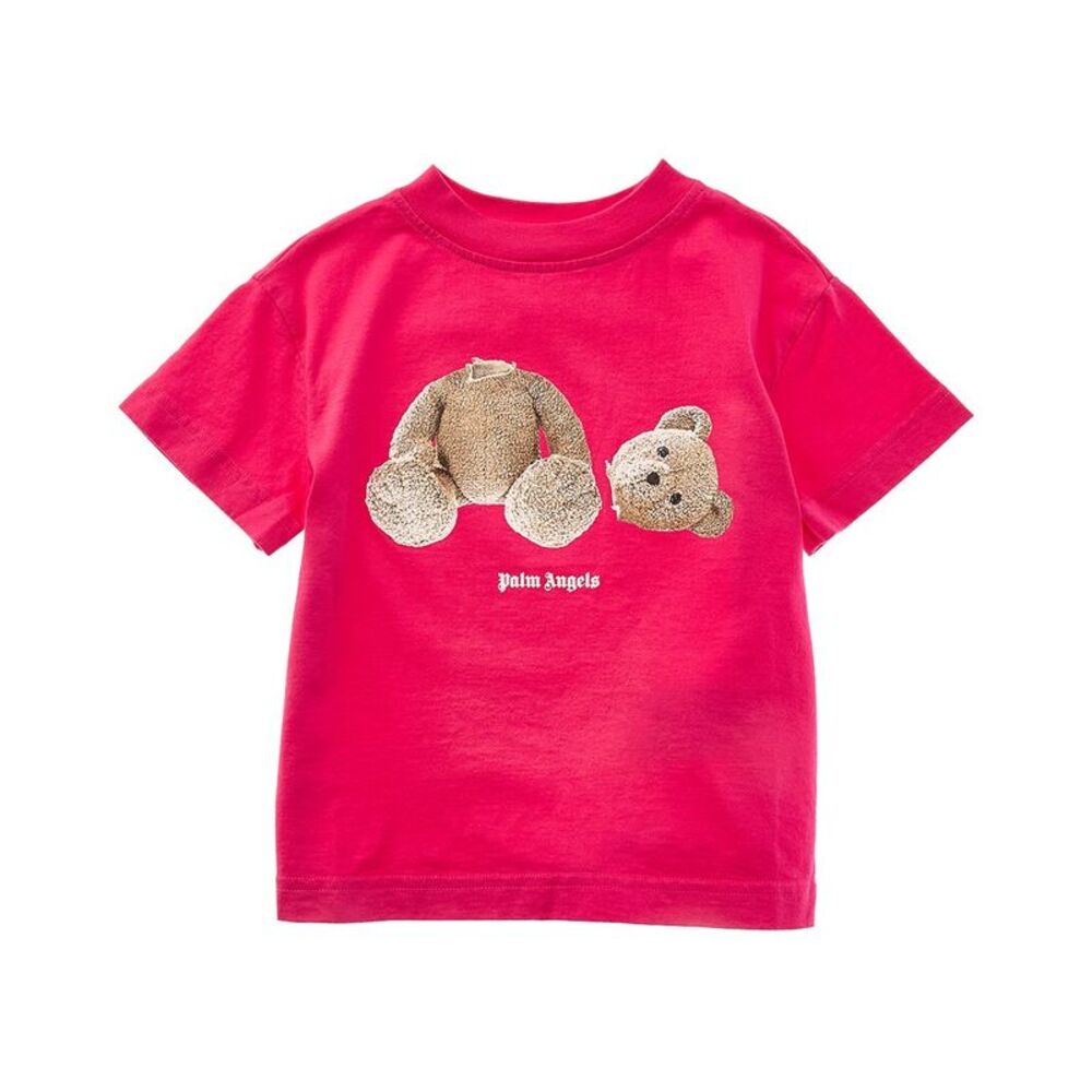 Palm Angels Girls Bear T-Shirt, Pink